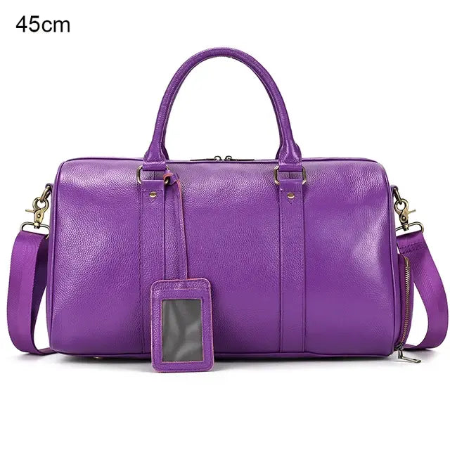 Leder-Reisetasche