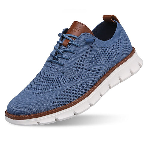 Urban – Herren Sneaker Bequeme Schuhe aus Strick in Blau – Limitierte Auflage