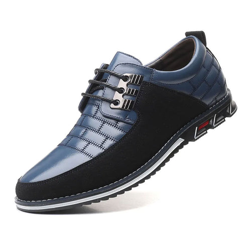 Oxford – Herren Oxford-Schuhe Ultrabequeme Allwetter-Schuhe aus Premium-Veganleder – Royalblau