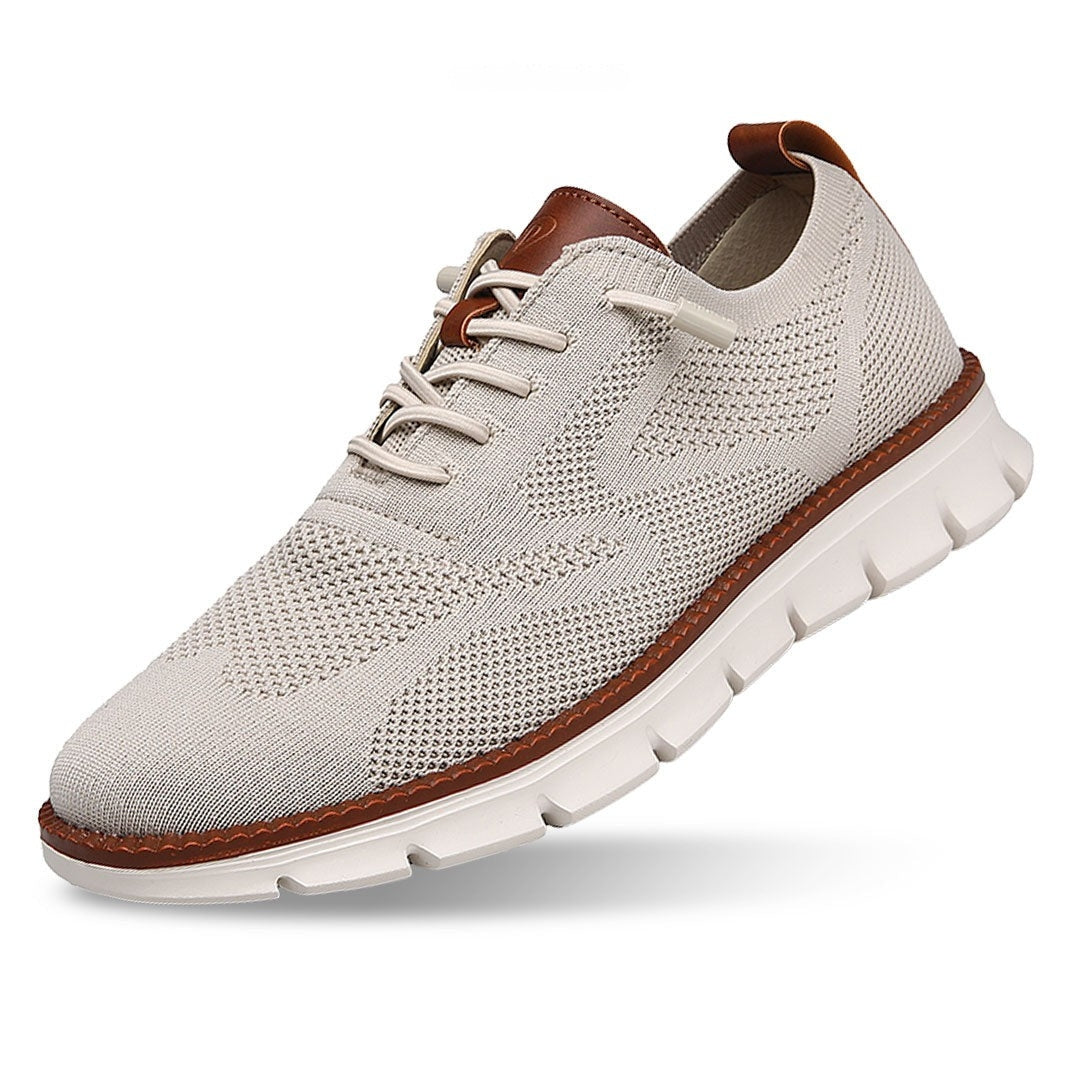 Urban – Herren Sneaker Bequeme Schuhe aus Strick in Beige – Limitierte Auflage