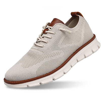 Urban – Herren Sneaker Bequeme Schuhe aus Strick in Beige – Limitierte Auflage