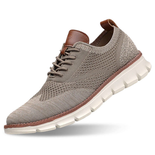 Swift – Herren Sneaker Ultrabequeme Allwetter-Schuhe aus Premium-Strick – Braun