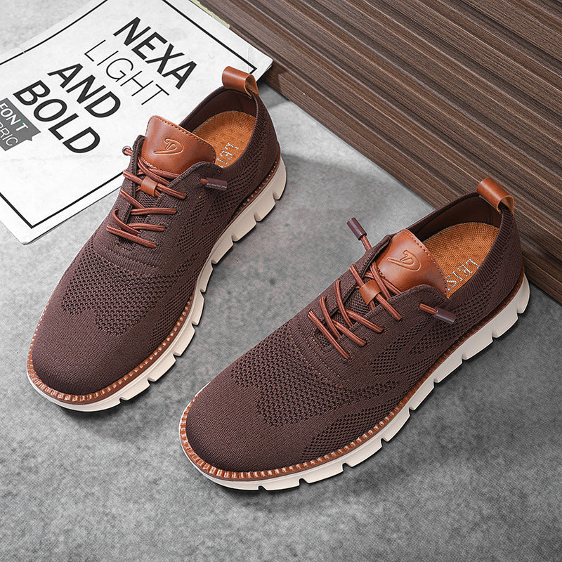 Urban – Herren Sneaker Bequeme Schuhe aus Strick in Braun – Limitierte Auflage