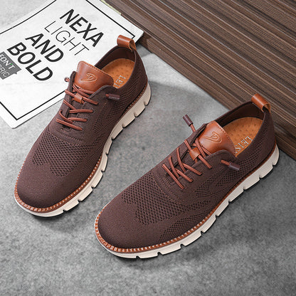 Urban – Herren Sneaker Bequeme Schuhe aus Strick in Braun – Limitierte Auflage