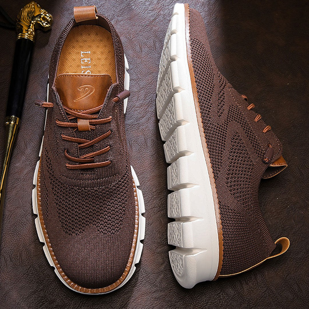 Urban – Herren Sneaker Bequeme Schuhe aus Strick in Braun – Limitierte Auflage