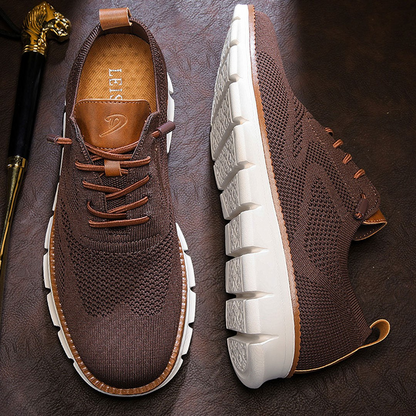 Urban – Herren Sneaker Bequeme Schuhe aus Strick in Braun – Limitierte Auflage