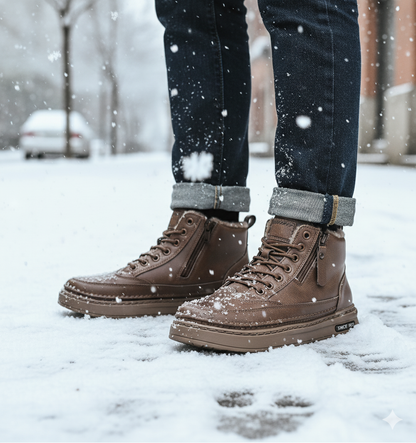 NordicBoot – Herren Winterstiefel waterproof & warm - Braun