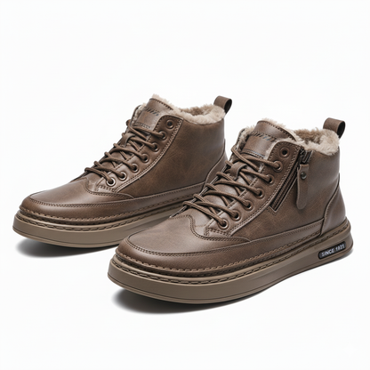 NordicBoot – Herren Winterstiefel waterproof & warm - Braun