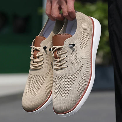 Urban Classic – Herren Sneaker Bequeme aus Strick in Beige