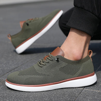 Urban Classic – Herren Sneaker Bequeme aus Strick in Grün