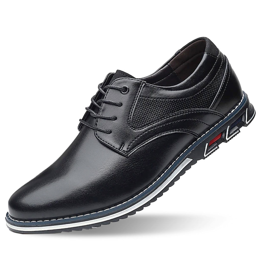 York – Herren Schuhe Ultrabequeme Halbschuhe aus Premium-Strick – Schwarz